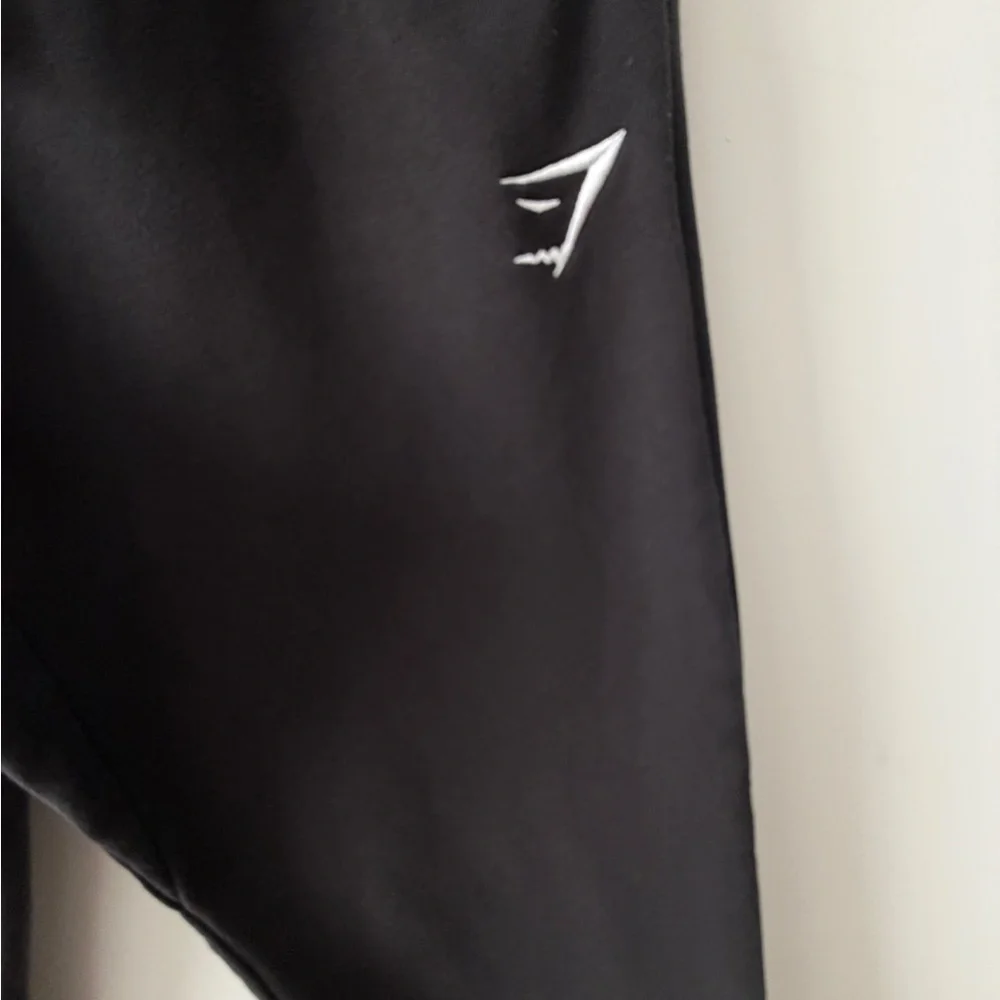 Gymshark EUC Black Tapered Joggers Athletic Fleece Sweatpants Men’s M Gym Fit - Picture 6 of 16